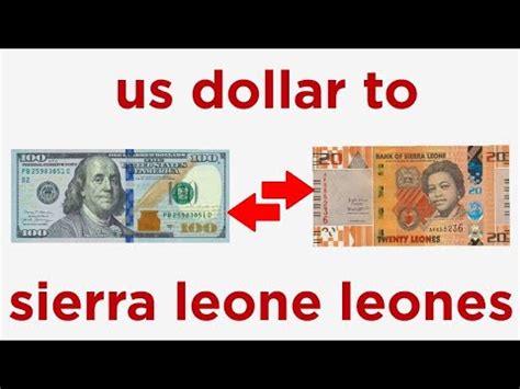 dollar to leones|60 dollars in leones.